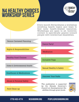 Jocelyn Seemann N4 Healthy Choices Workshop Flyer